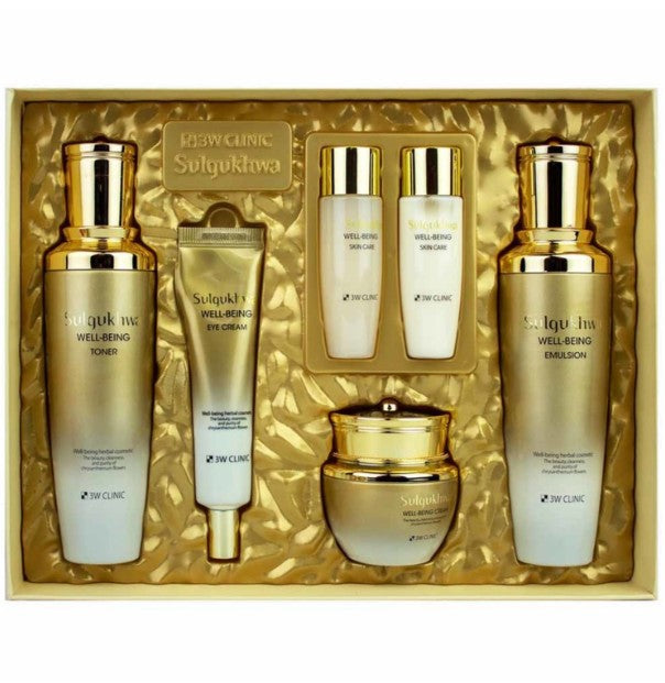 K-Beauty Sulgukhwa Well-Being Herbal 4-Piece Skincare Set