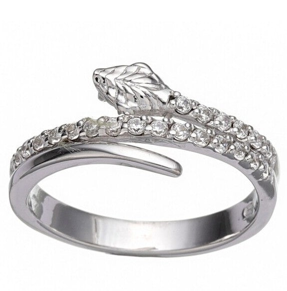 Scottina Signature High Pure Silver Snake Ring – "Embrace the Elegance"