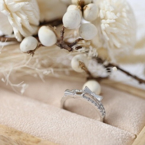 Scottina Signature High Pure Silver Ring – Classic Grace in Every Detail