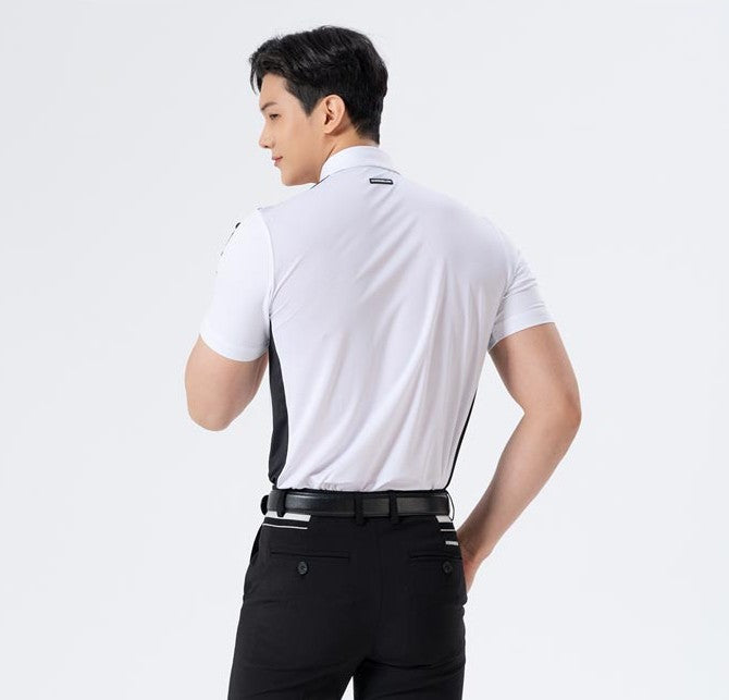 Summer Sexy Men's Casual Look with Short-Sleeve Shirt