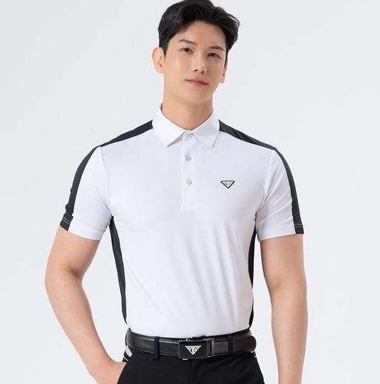 Summer Sexy Men's Casual Look with Short-Sleeve Shirt