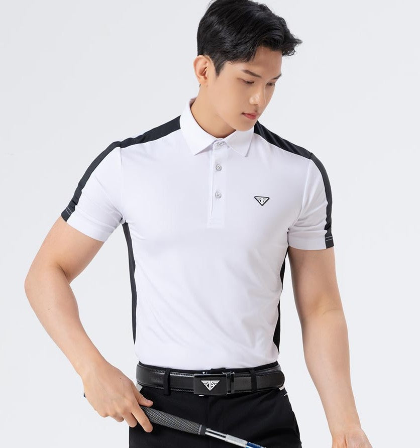 Summer Sexy Men's Casual Look with Short-Sleeve Shirt