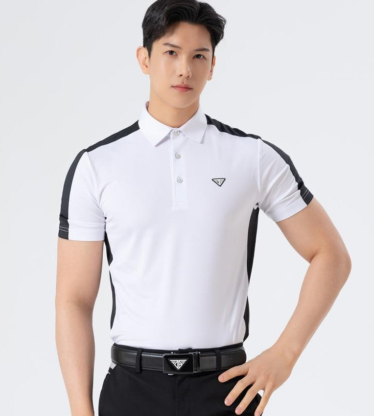 Summer Sexy Men's Casual Look with Short-Sleeve Shirt